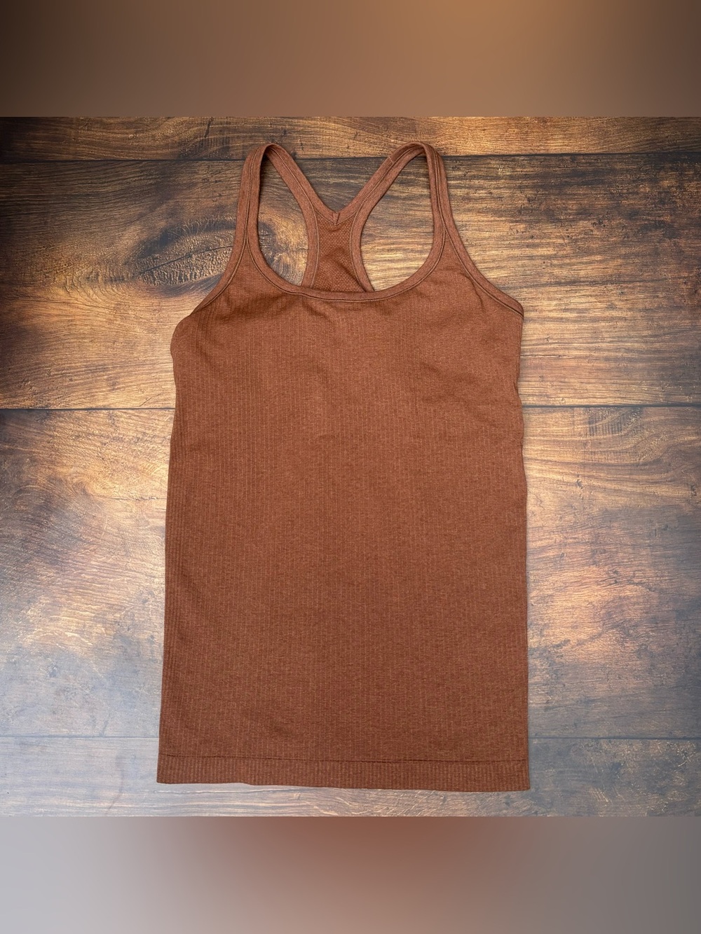 Lululemon Ebb To Street Tank Top In Roasted Brown Size 12